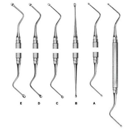 Bone Curette, double-ended